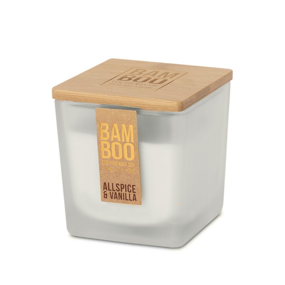 Allspice & Vanilla - Bamboo Large Jar Candle