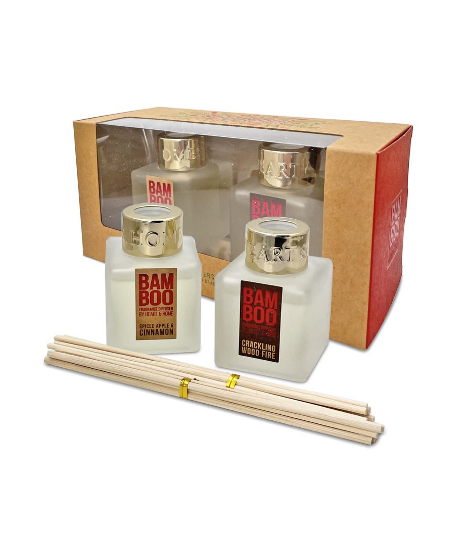 2 x Mini Diffuser Gift Set - Bamboo Gift Set