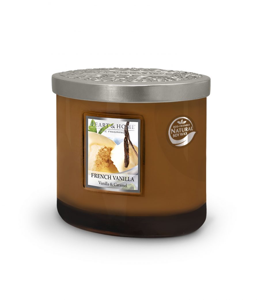 French Vanilla - 2 Wick Ellipse Candle