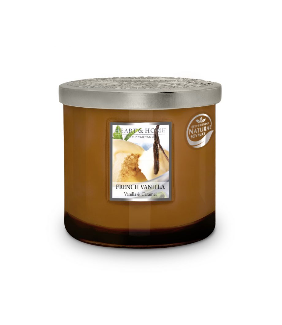 French Vanilla - 2 Wick Ellipse Candle