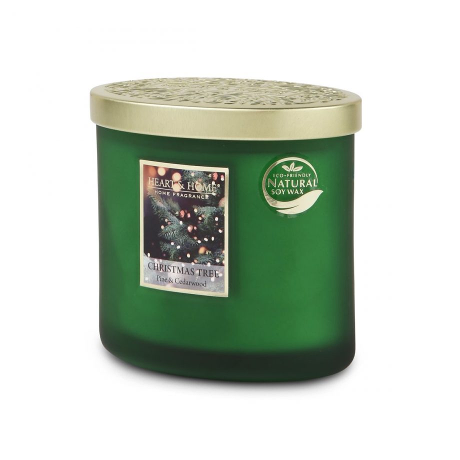 Christmas Tree - 2 Wick Ellipse Candle