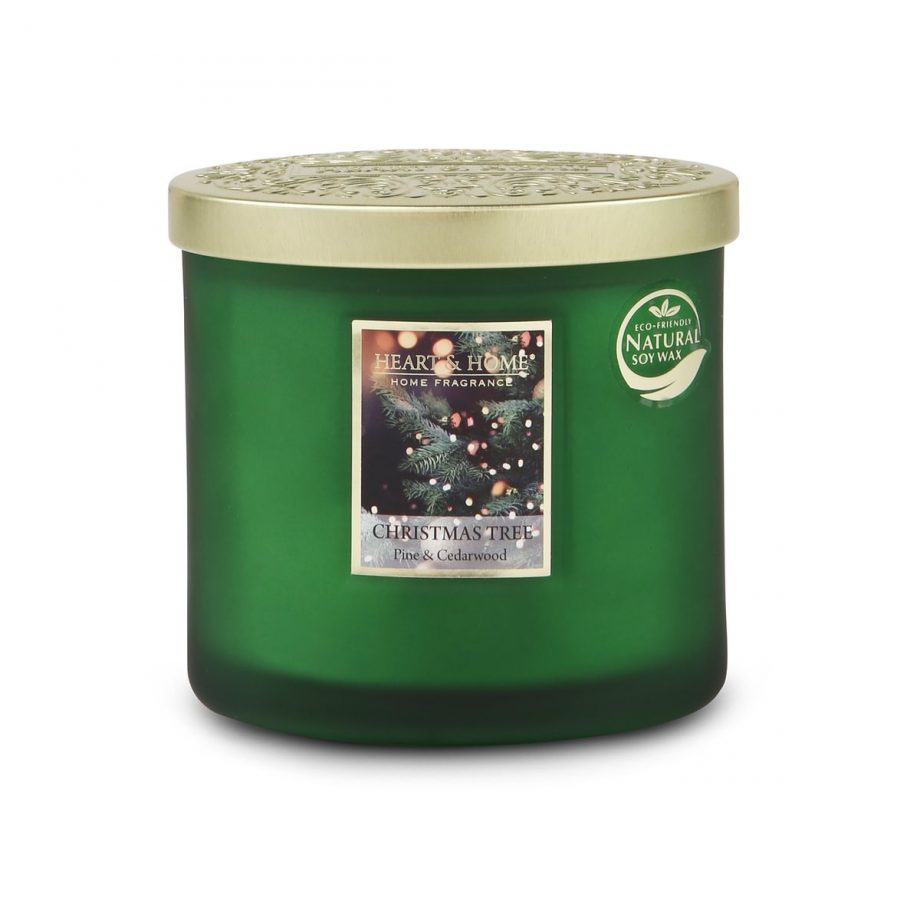 Christmas Tree - 2 Wick Ellipse Candle