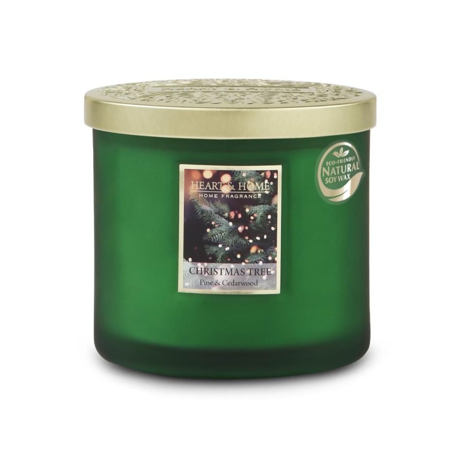 Christmas Tree - 2 Wick Ellipse Candle