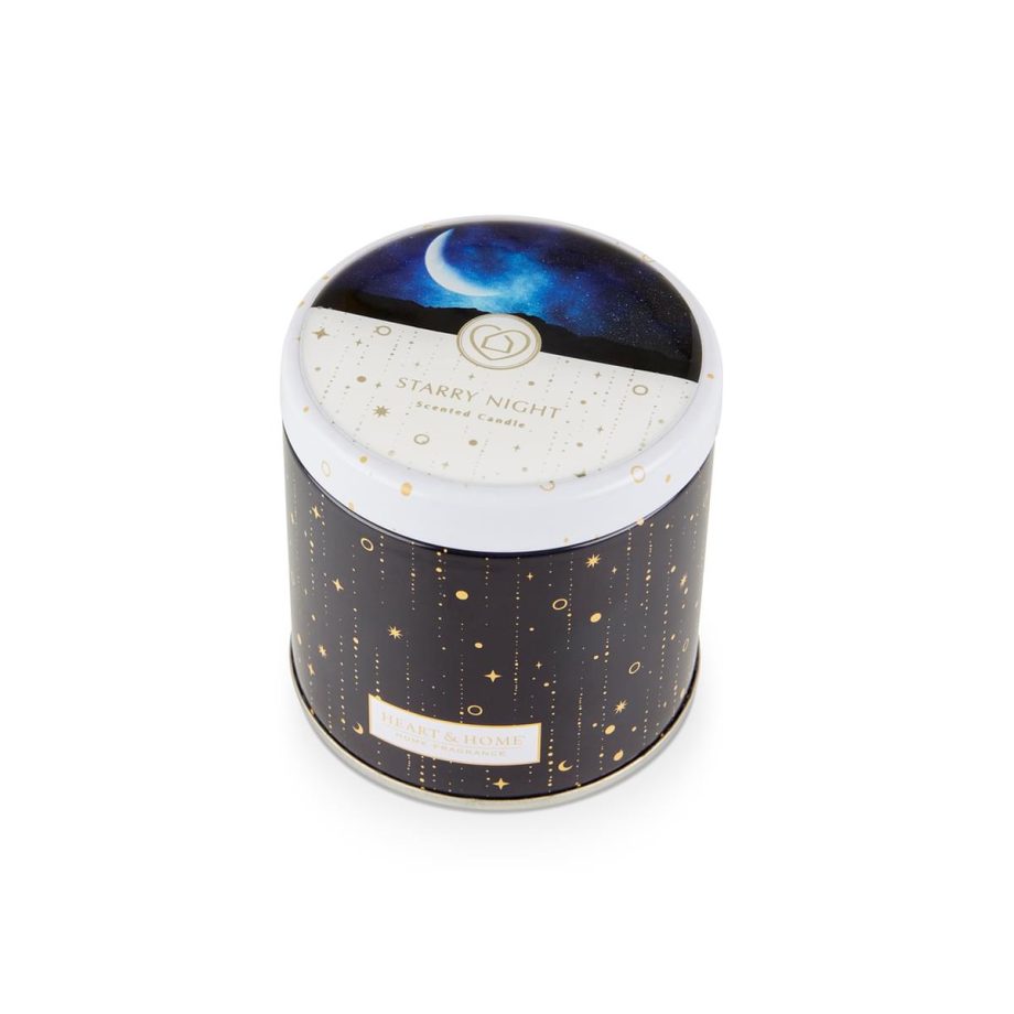 Starry Night - Tin Candle