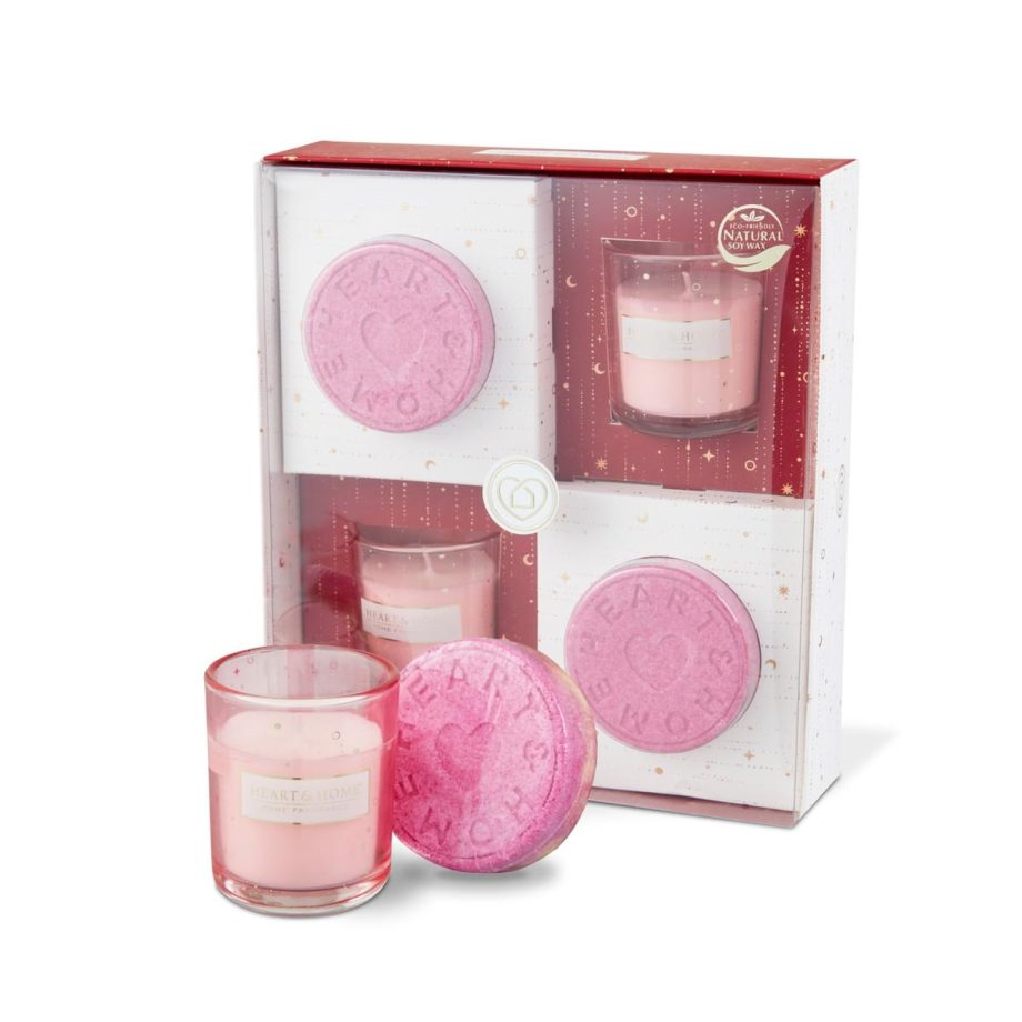 Mini Candle & Bath Bomb - Gift set